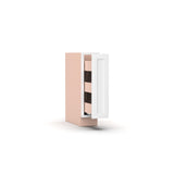 Liberty Shaker White - 9 Inch Spice Rack Base Cabinet - 09" Width x 34.5" Height x 24" Depth