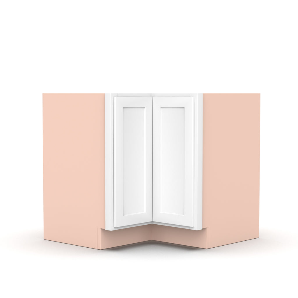 Liberty Shaker White - 33 Inch Lazy Susan Base Cabinet - 33
