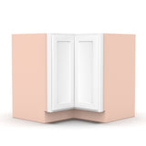 Liberty Shaker White - 36 Inch Square Corner Base Cabinet - 36" Width x 34.5" Height x 24" Depth