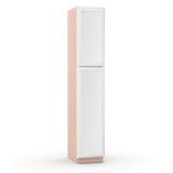 Liberty Shaker White - 18 Inch Single Door Pantry Tall Cabinet - 18" Width x 96" Height x 24" Depth