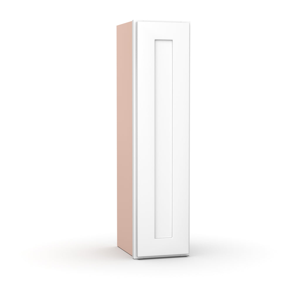 Liberty Shaker White - 9 Inch Height Single Door Wall Cabinet - 09