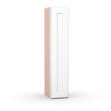 Liberty Shaker White - 9 Inch Height Single Door Wall Cabinet - 09" Width x 42" Height x 12" Depth