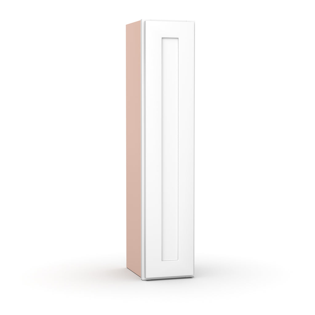 Liberty Shaker White - 9 Inch Height Single Door Wall Cabinet - 09
