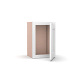 Liberty Shaker White - 12 Inch Height Single Door Wall Cabinet - 12" Width x 18" Height x 12" Depth