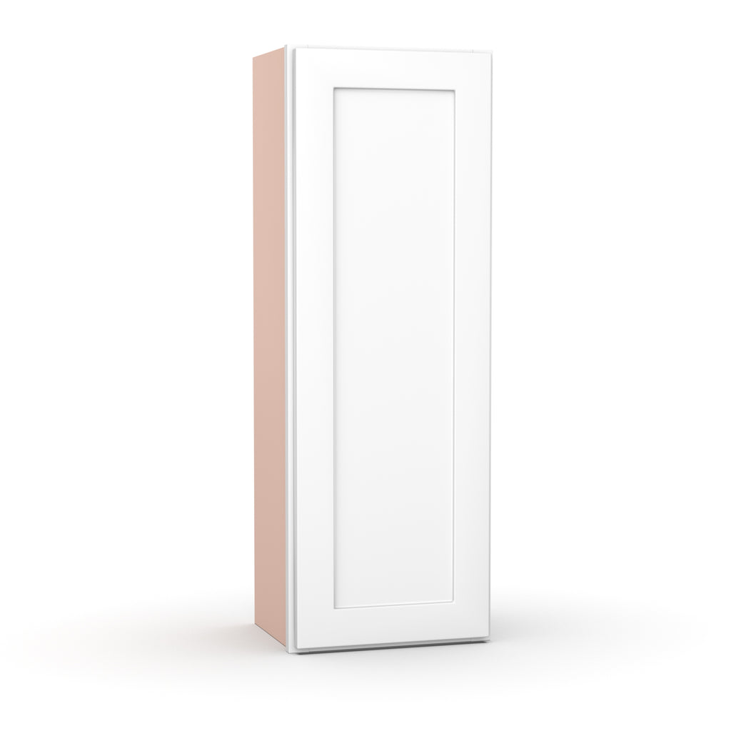 Liberty Shaker White - 15 Inch Height Single Door Wall Cabinet - 15