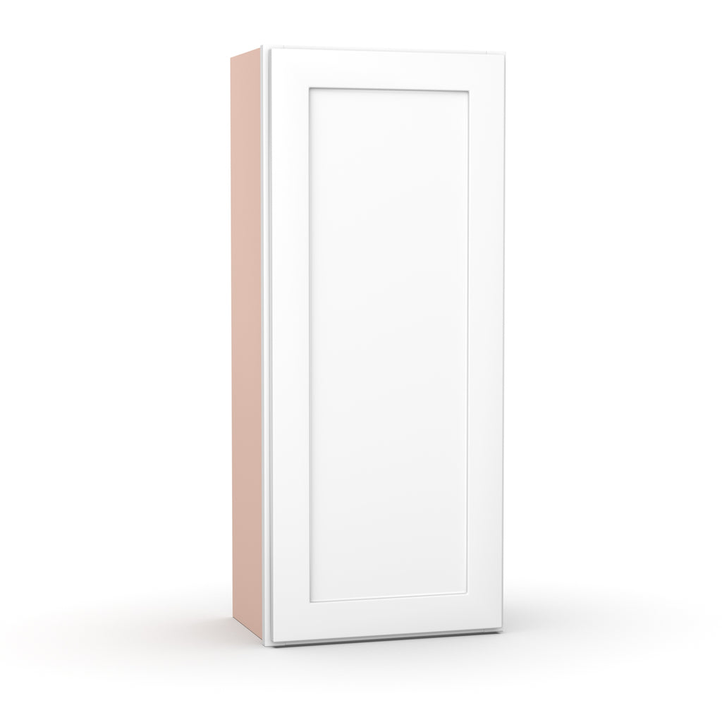 Liberty Shaker White - 18 Inch Height Single Door Wall Cabinet - 18