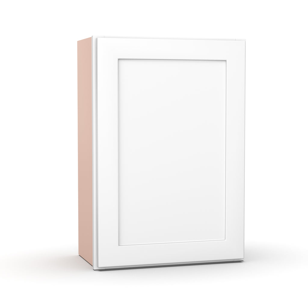 Liberty Shaker White - 21 Inch Height Single Door Wall Cabinet - 21