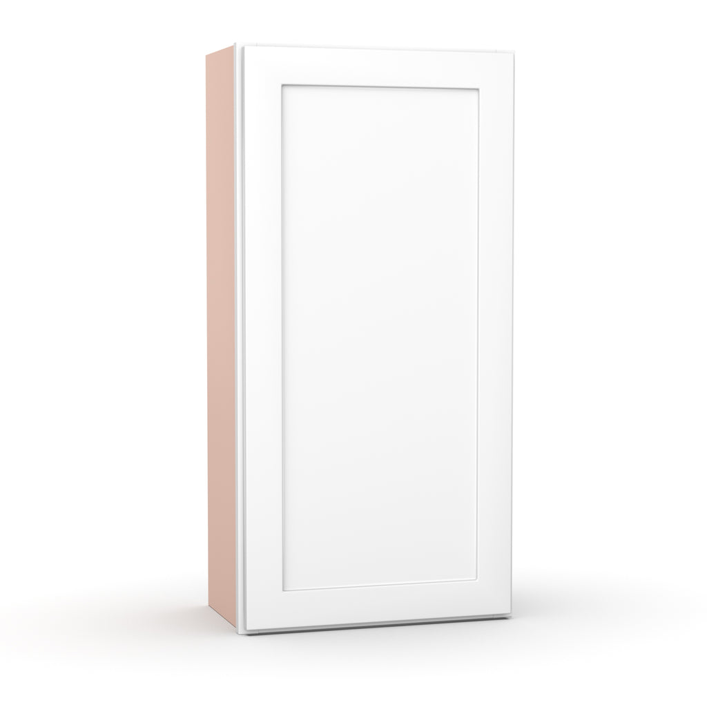 Liberty Shaker White - 21 Inch Height Single Door Wall Cabinet - 21