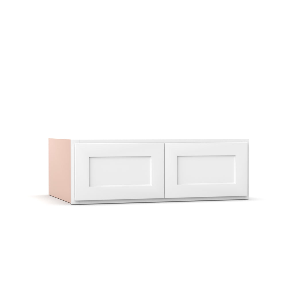 Liberty Shaker White - 36 Inch Deep Double Door Wall Cabinet - 36