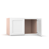 Liberty Shaker White - 36 Inch Deep Double Door Wall Cabinet - 36" Width x 21" Height x 24" Depth