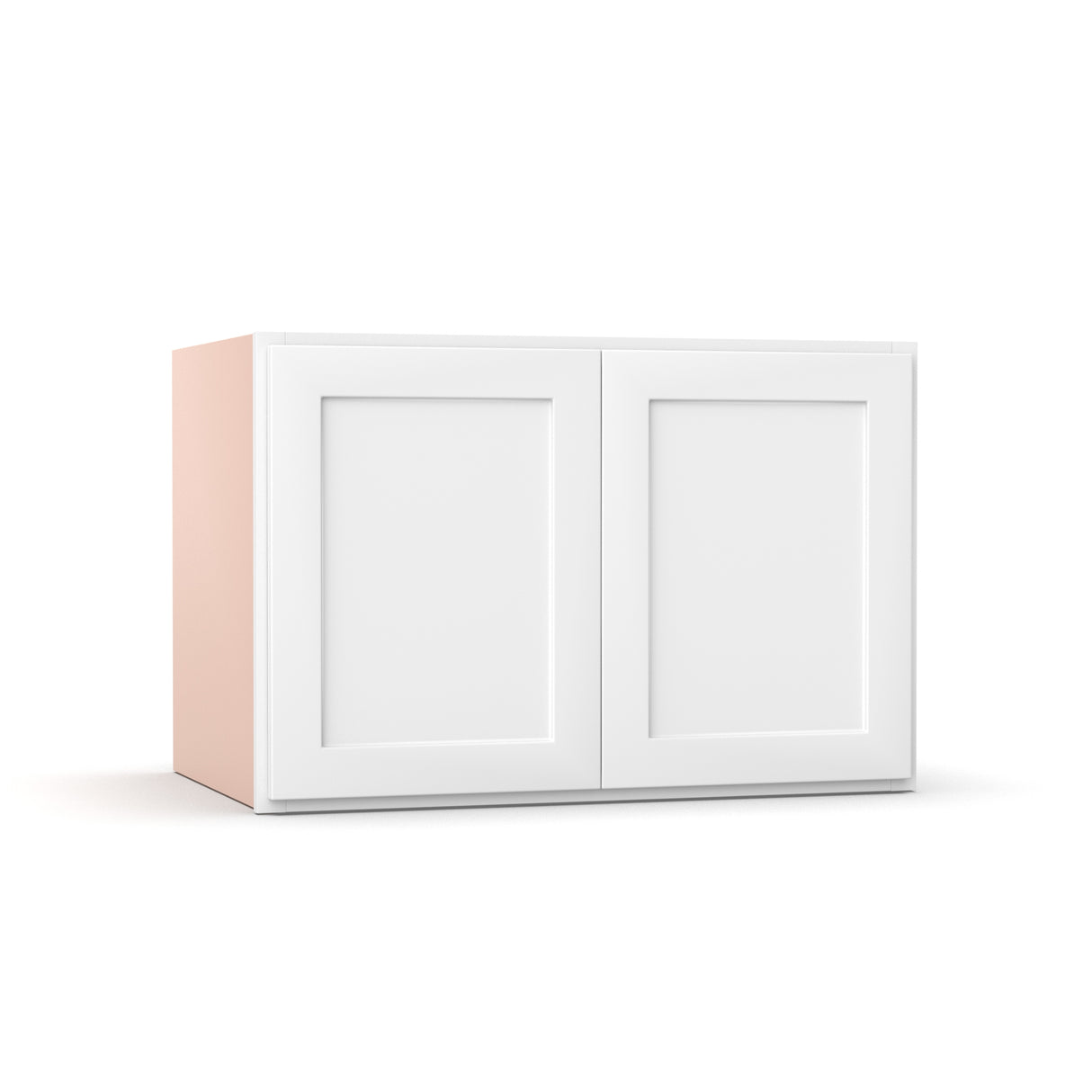 Liberty Shaker White - 36 Inch Deep Double Door Wall Cabinet - 36" Width x 24" Height x 24" Depth