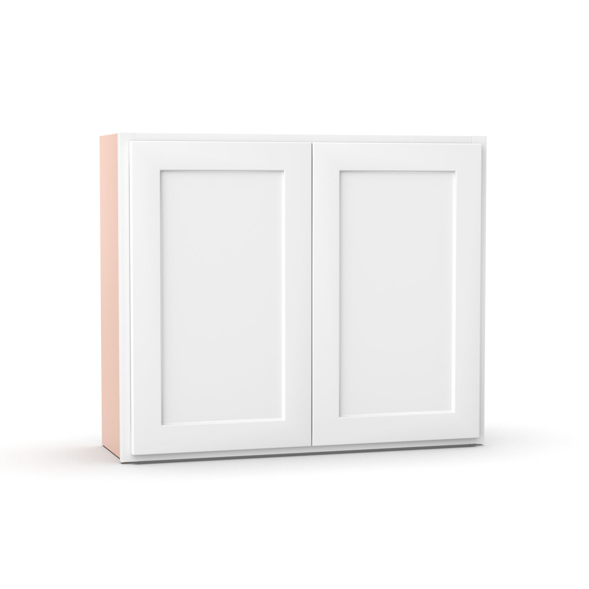 Liberty Shaker White - 36 Inch Height Double Door Wall Cabinet - 36" Width x 30" Height x 12" Depth