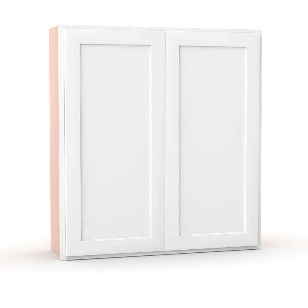 Liberty Shaker White - 39 Inch Height Double Door Wall Cabinet - 39