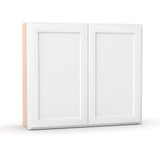 Liberty Shaker White - 42 Inch Height Double Door Wall Cabinet - 42" Width x 36" Height x 12" Depth