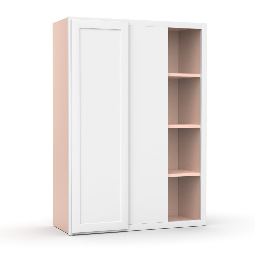 Liberty Shaker White - 30x42 Inch Wall Blind Corner Wall Cabinet - 30