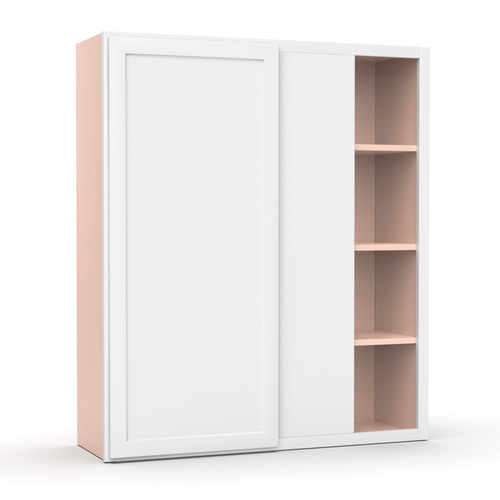 Liberty Shaker White - 36x42 Inch Wall Blind Corner Wall Cabinet - 36