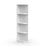 Liberty Shaker White - 42 Inch Wall Open Shelf Wall Cabinet - 06" Width x 42" Height x 12" Depth