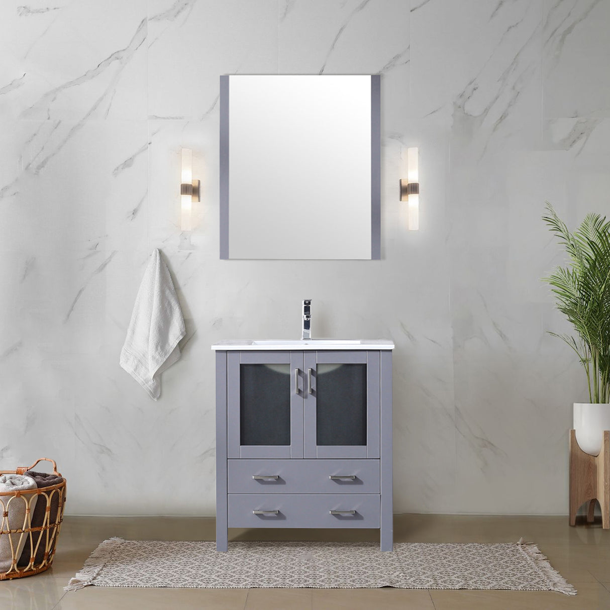 Volez 30 in. Freestanding Bathroom Vanity