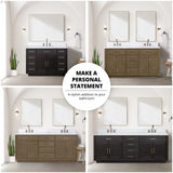 Abbey 48 in W x 22 in D Brown Oak Single Bath Vanity
