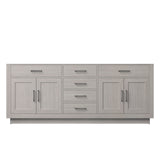 Abbey 80 in W x 22 in D White Oak Double Bath Vanity