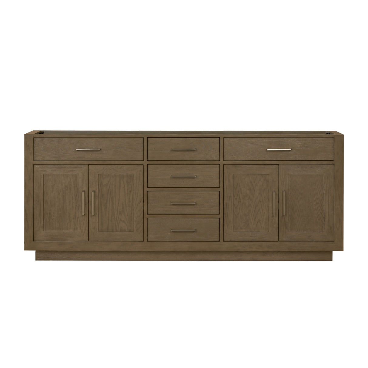 Abbey 80 in W x 22 in D Grey Oak Double Bath Vanity