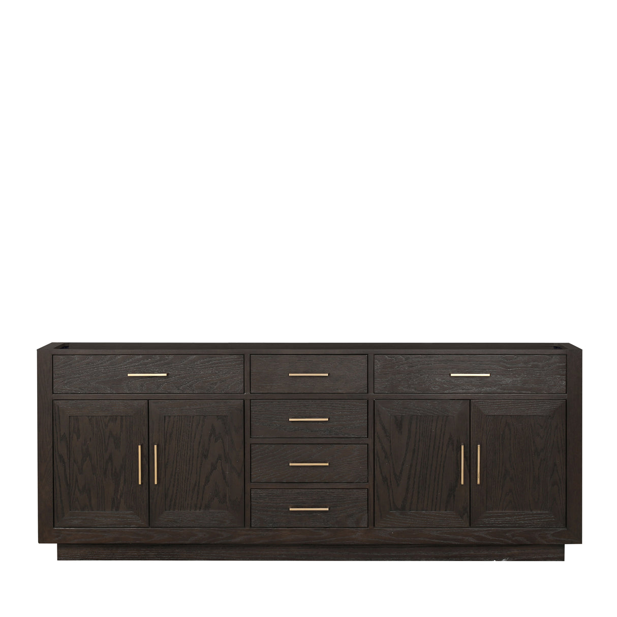 Abbey 84 in W x 22 in D Brown Oak Double Bath Vanity