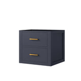 Castor 20 in W x 18 in D Blue Single Bath Vanity