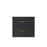 Castor 20 in W x 18 in D Black Single Bath Vanity