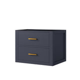 Castor 24 in W x 18 in D Blue Single Bath Vanity