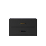 Castor 30 in W x 22 in D Black Single Bath Vanity