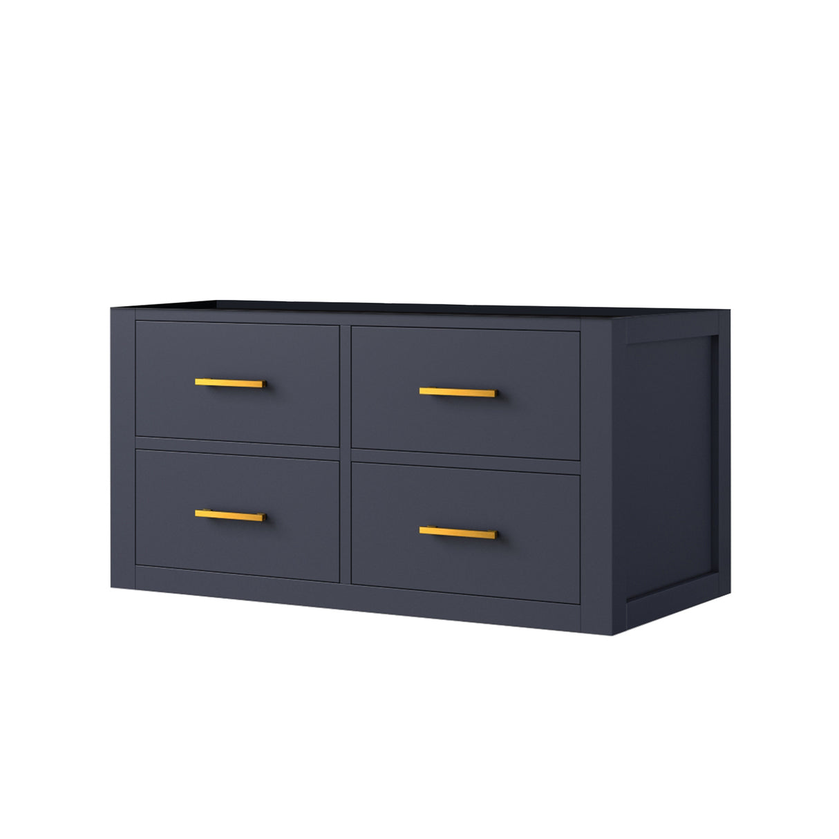 Castor 36 in W x 22 in D Blue Single Bath Vanity