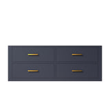Castor 48 in W x 22 in D Blue Single Bath Vanity