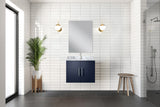 Geneva 24 in. W x 22 in. D Navy Blue Bath Vanity