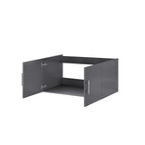 Geneva 36 in. W x 22 in. D Dark Grey Bath Vanity