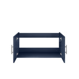 Geneva 36 in. W x 22 in. D Navy Blue Bath Vanity