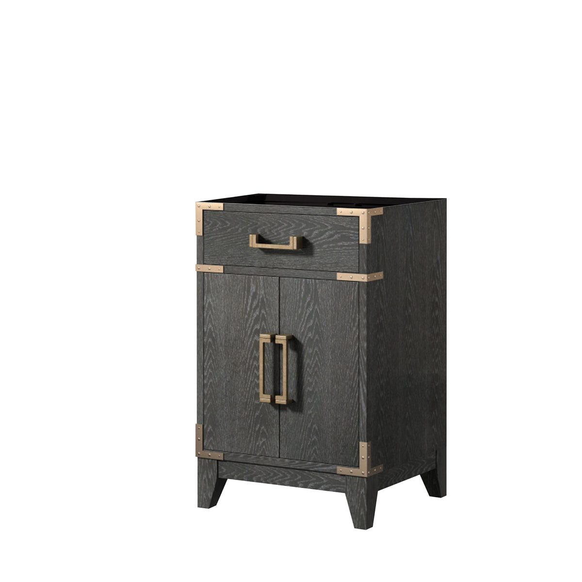 Laurel 20 in W x 18 in D Black Oak Single Bath Vanity