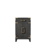 Laurel 20 in W x 18 in D Black Oak Single Bath Vanity