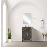 Laurel 20 in W x 18 in D Brown Oak Single Bath Vanity