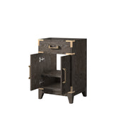 Laurel 20 in W x 18 in D Brown Oak Single Bath Vanity