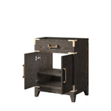 Laurel 24 in W x 18 in D Brown Oak Single Bath Vanity