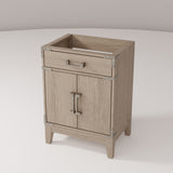 Laurel 24 in W x 18 in D Grey Oak Single Bath Vanity