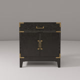 Laurel 30 in W x 22 in D Black Oak Single Bath Vanity