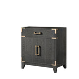 Laurel 30 in W x 22 in D Black Oak Single Bath Vanity