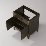 Laurel 30 in W x 22 in D Brown Oak Single Bath Vanity
