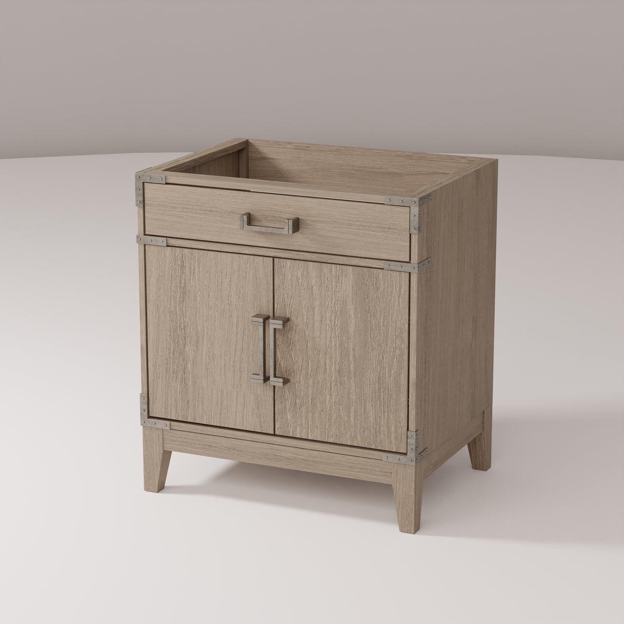 Laurel 30 in W x 22 in D Grey Oak Single Bath Vanity