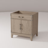 Laurel 30 in W x 22 in D Grey Oak Single Bath Vanity