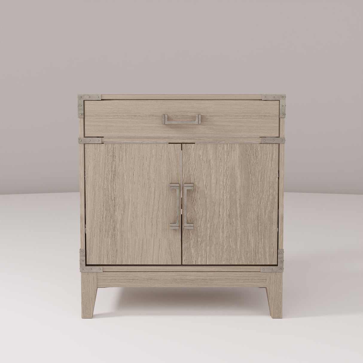 Laurel 30 in W x 22 in D Grey Oak Single Bath Vanity