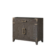 Laurel 36 in W x 22 in D Brown Oak Single Bath Vanity