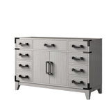 Laurel 48 in W x 22 in D White Oak Single Bath Vanity