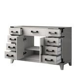 Laurel 48 in W x 22 in D White Oak Single Bath Vanity